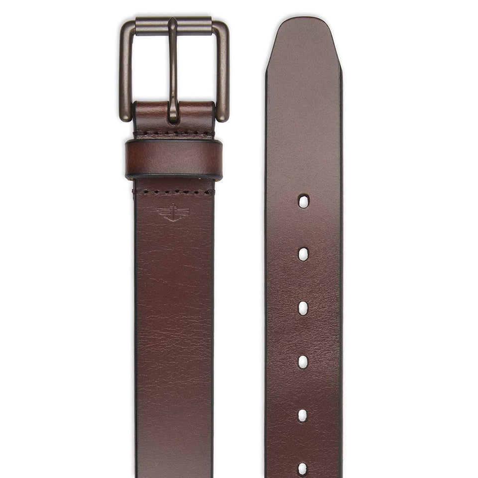 Dockers - Cinturón de piel para hombre
